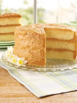 Triple-Layer Caramel Cake