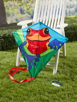 Tropical Frog Diamond Kite