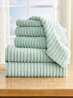 Turkish Cotton 6-Piece Bath Towel Set