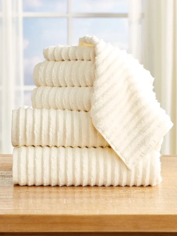 Turkish Cotton 6-Piece Bath Towel Set