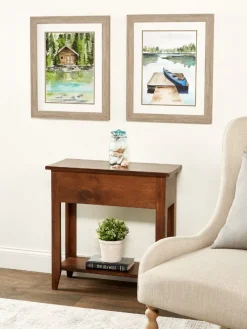 Up at the Lake Art Print, Set of 2