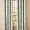 Venetian Brocade Linen Grommet Top Curtains
