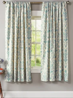 Venetian Brocade Rod Pocket Curtains