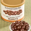 Vermont Country Store Milk Chocolate Covered Peanuts, 11 Ounce Canister