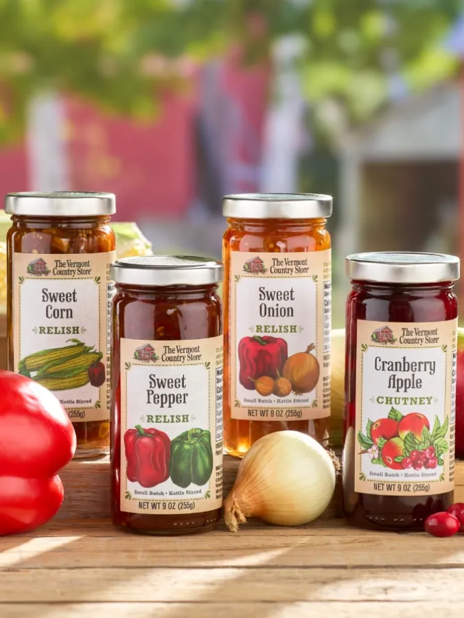 Vermont Country Store Small-Batch Relishes and Chutney