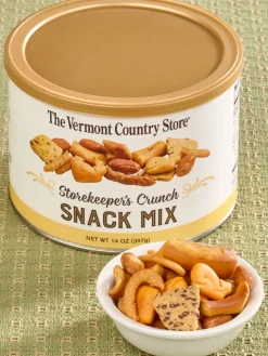 Vermont Country Store Storekeepers Crunch Snack Mix, 14 Ounce Canister