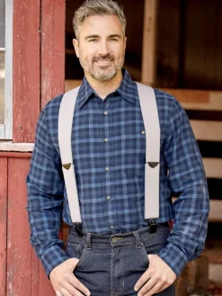 Vermont-Made Comfort Clip Suspenders, In Regular and Tall Sizes