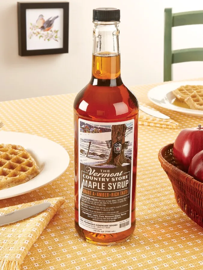Vermont Maple Syrup in Wine Bottle