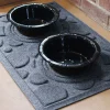 Waterhog Circles Dog Bowl Mat