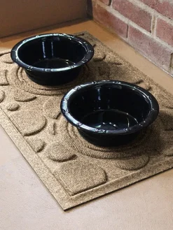 Waterhog Circles Dog Bowl Mat