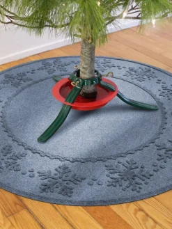 WaterHog Snowflake Christmas Tree Mat