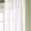 Weighted Corded Hem Sheer Dual Rod Pocket Panel