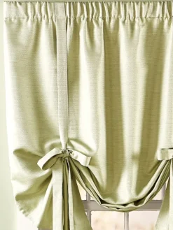 Westminster Estate Lined Rod Pocket Tie-Up Valance