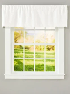 Westminster Estate Lined Rod Pocket Tailored Valance