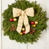 Weston Green Balsam Christmas Wreath, 24 Inch