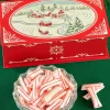 Weston Snowy Village Tin With Peppermint Creme Straws
