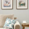 Whimisical Cow Pals Art Print, Set of 2