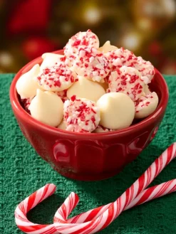 White Chocolate Candy Cane Snowdrop Nonpareils