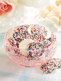 White Chocolate Nonpareils, 14 oz. Bag