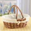 Wicker Easter Basket With Liner