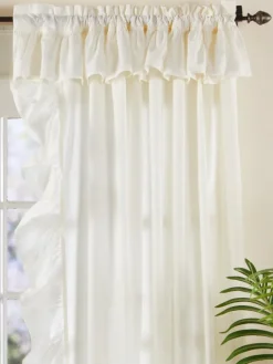 Wide Ruffles Rod Pocket Curtains by Country Curtains®