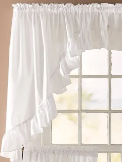 Wide Ruffles Rod Pocket Swag Pair by Country Curtains®