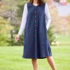 Windowpane Cotton Flannel Jumper