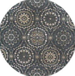 Windsor Medallion Round Area Rug