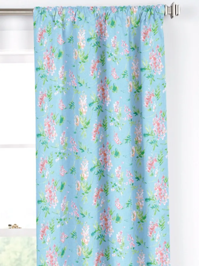 Wisteria Lined Rod Pocket Panel by Country Curtains®