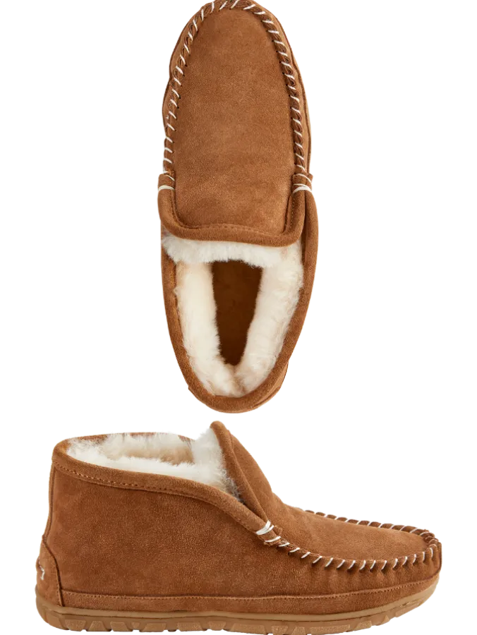 Women's Australian Shearling Boot Moc Slippers