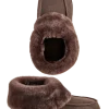 Women's Australian Sheepskin Soft Sole Bootie Slippers