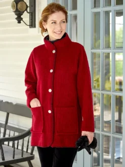 Women's Berber Wool and Fleece Jacket