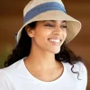 Women's Bucket Hat With Chambray Bow