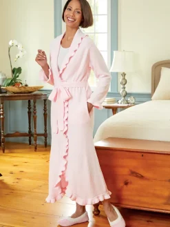 Women's Chenille Ruffle Robe