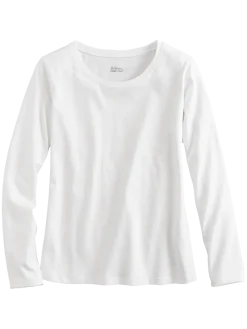 Women's Classic Long-Sleeve Cotton Tee