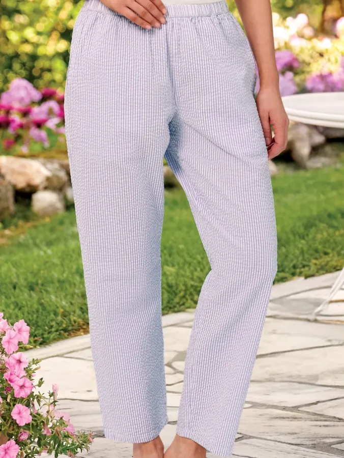 Women's Classic Seersucker Pajama Pants
