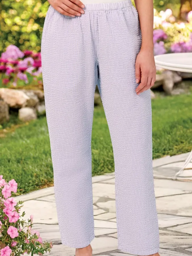 Women's Classic Seersucker Pajama Pants