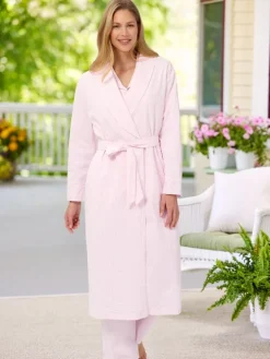 Women's Classic Seersucker Wrap Robe