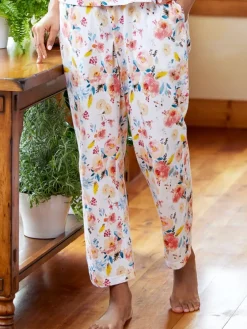 Women's Comfort Knit Print Cotton Pajama Pants