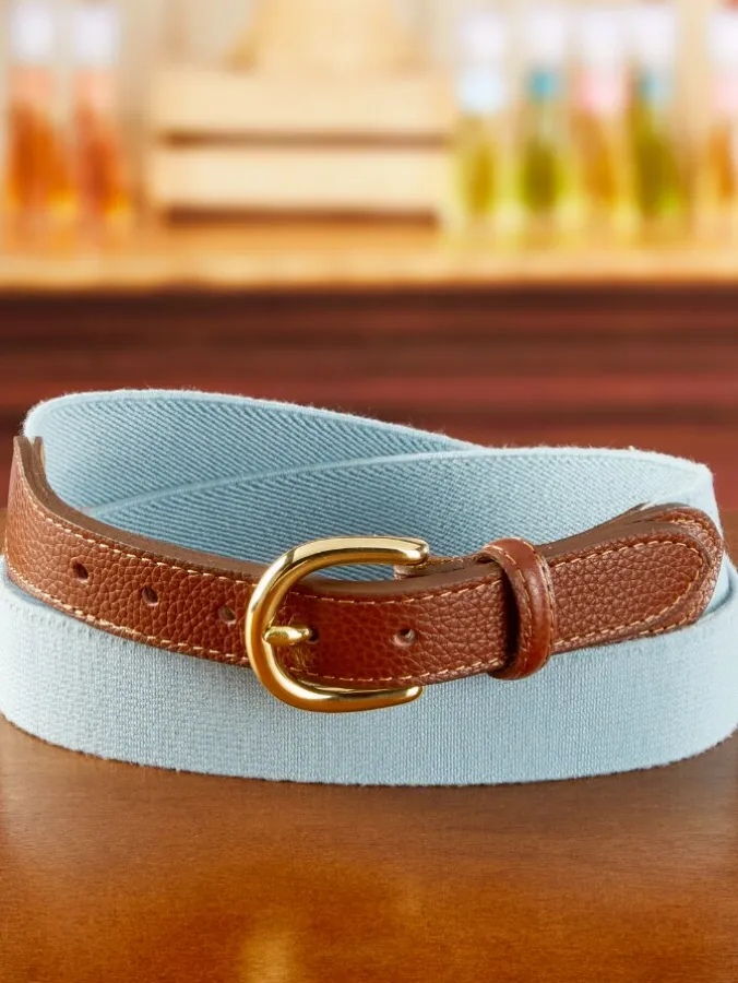 Women's Comfort Stretch Belt in Blue or Sage