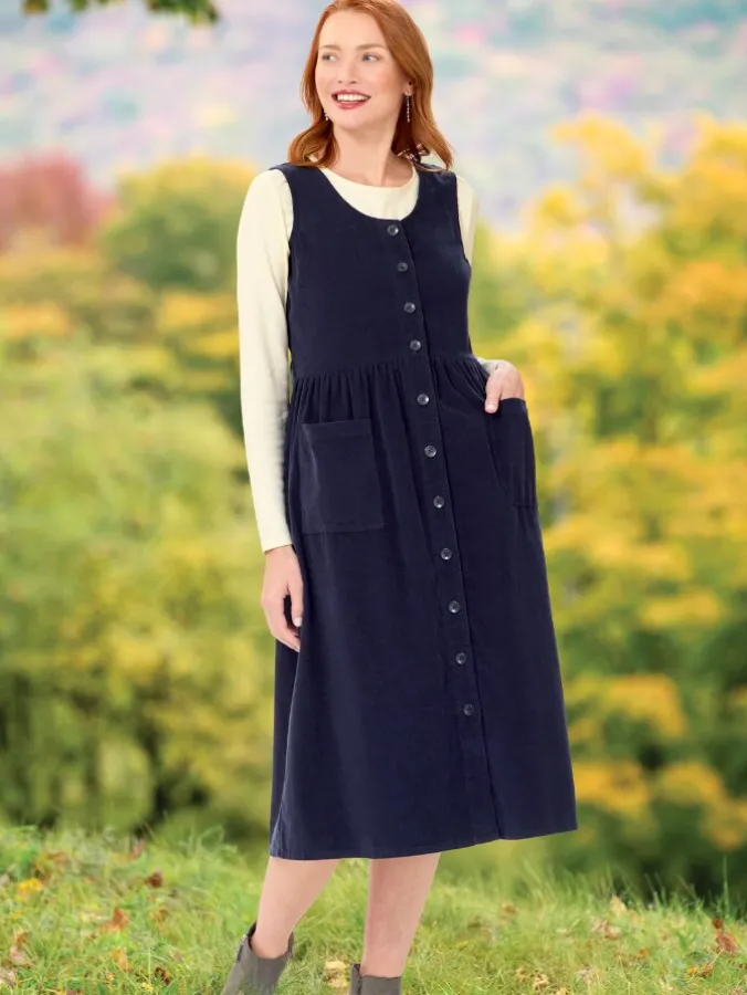 Women's Cotton Corduroy Jumper