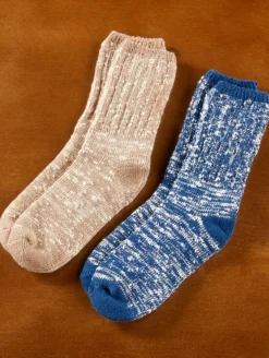 Women's Cotton Ragg Socks, 2 Pack