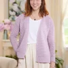 Women's Cotton Slub-Knit Cardigan