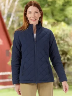 Women's Diamond Quilted Jacket