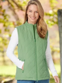 Women's Diamond Quilted Vest