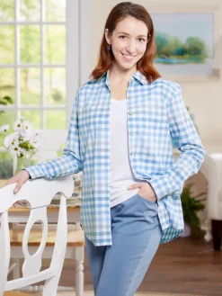Women's Gingham Boyfriend Shirt