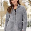 Women's High-Pile Plush Fleece Jacket