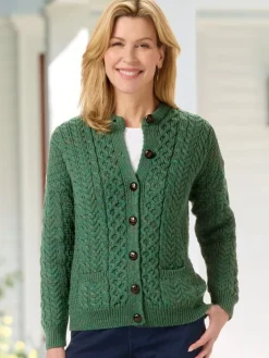 Women's Irish Wool Timeless Cardigan