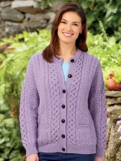 Women's Irish Wool Timeless Cardigan