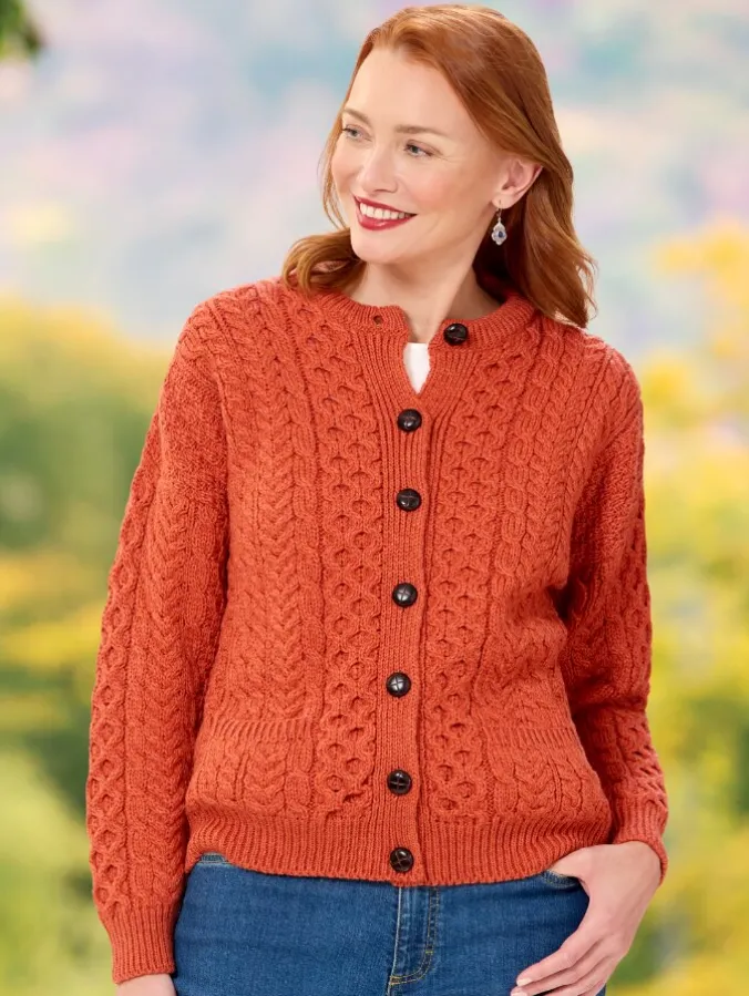 Women's Irish Wool Timeless Cardigan